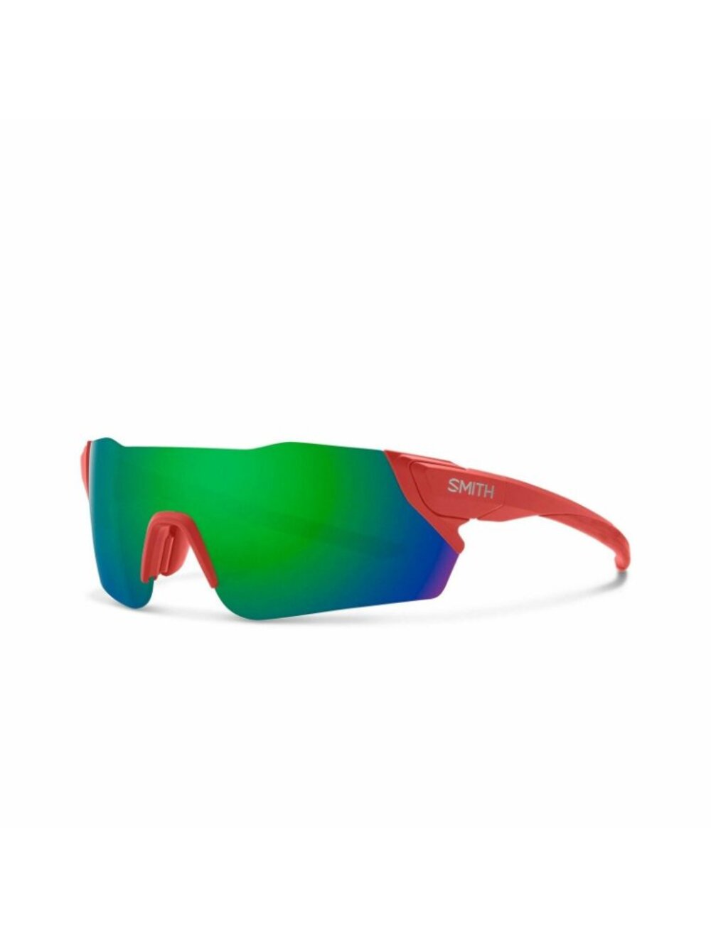 SMITH OPTICS Attack Sunglasses ChromaPop Red Rock/Green Mirror 2 Lens NEW